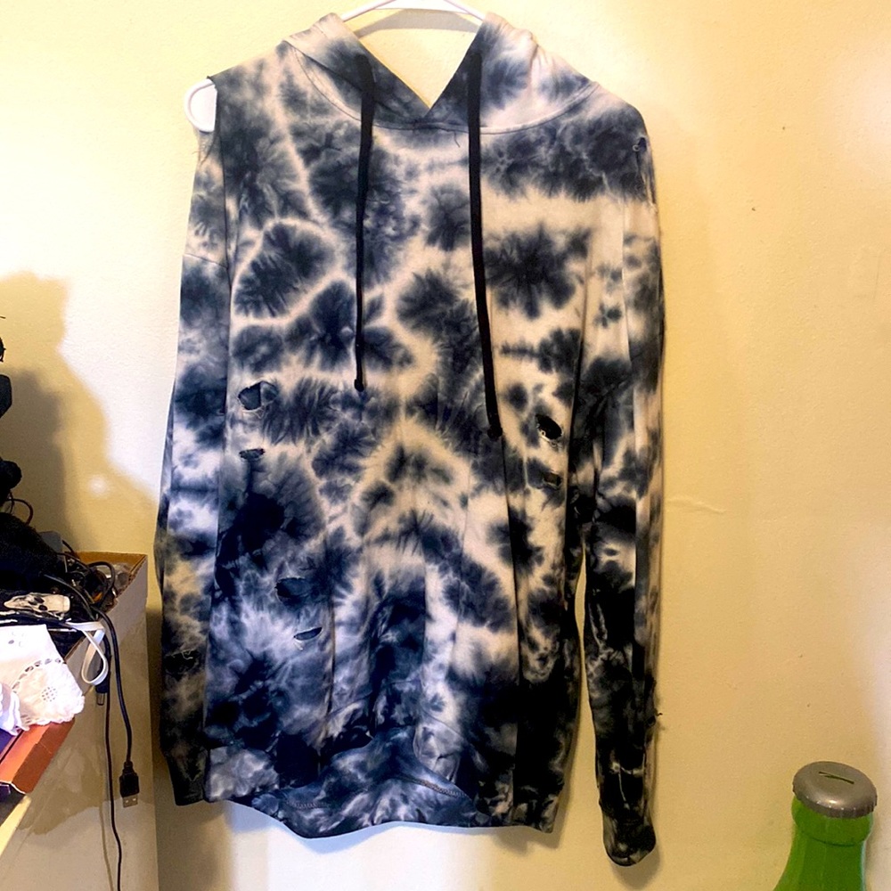 Gray Tie Dye hoodie